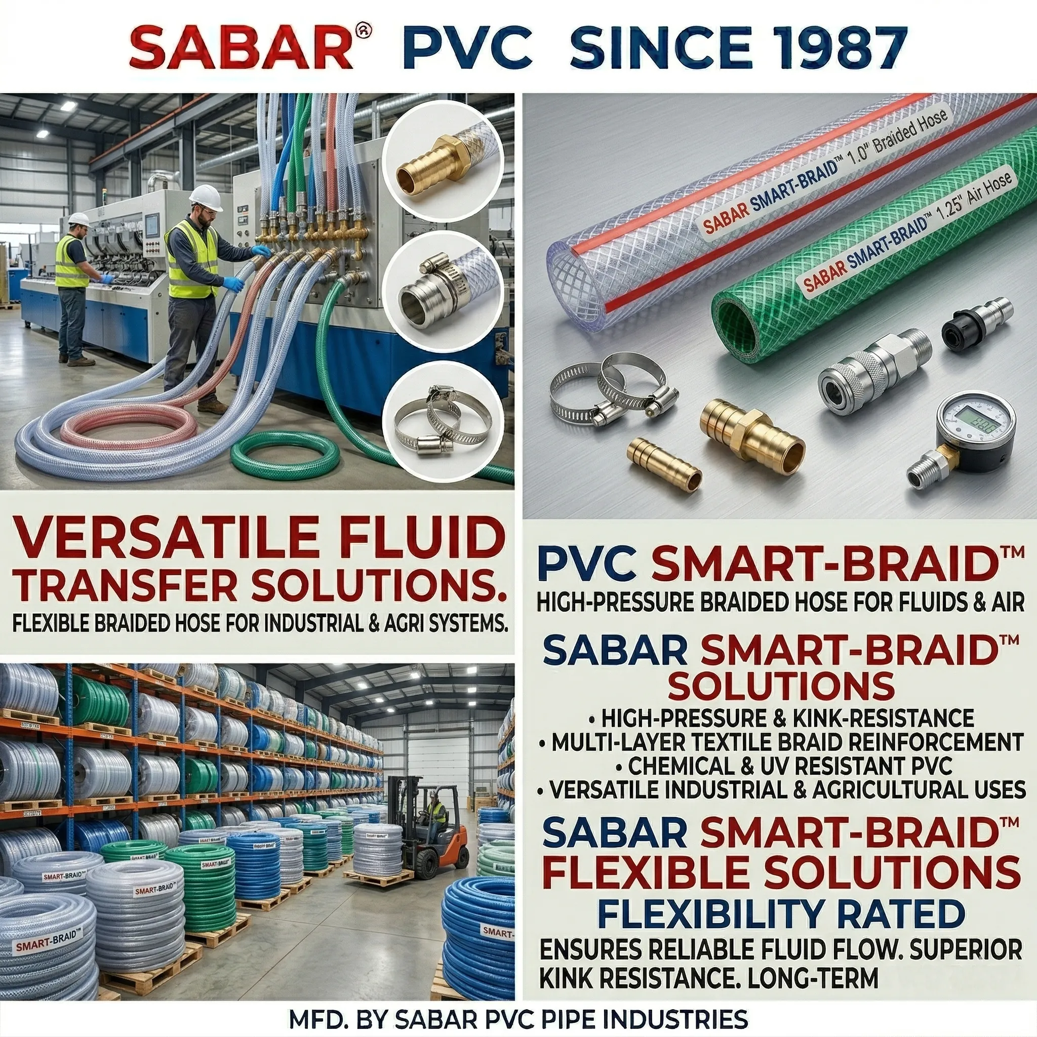 PVC Braided Pipes
